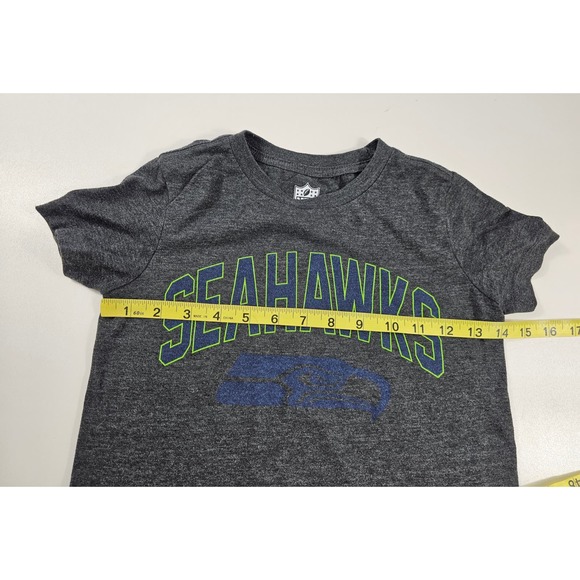 Nfl team apparel size XS Short Sleeve boys 5T 5 Seattle Seahawks - Picture 5 of 6